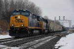 Garbage train cruises west